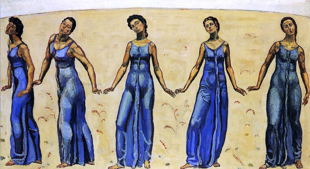 Ferdinand Hodler View into Infinity - Canvas Print