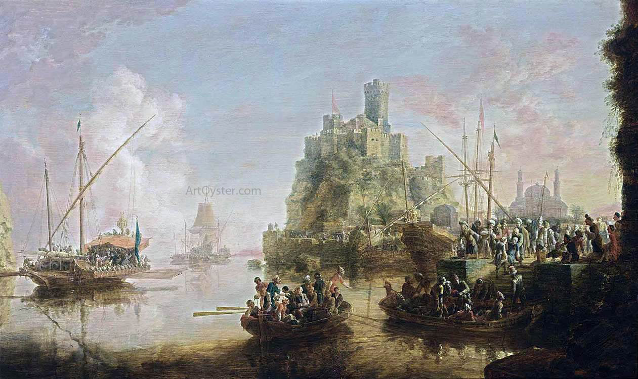 The Elder Bonaventura Peeters View of a Southern Coast - Canvas Print