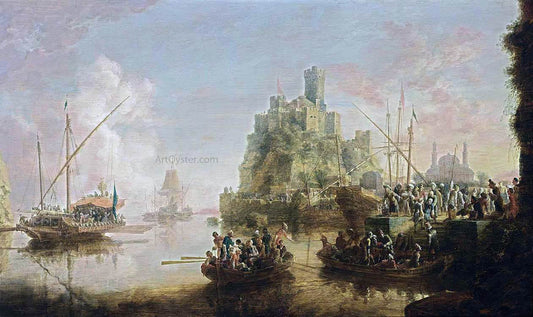 The Elder Bonaventura Peeters View of a Southern Coast - Canvas Print