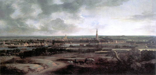 Mathias Withoos View of Amersfoort - Canvas Print