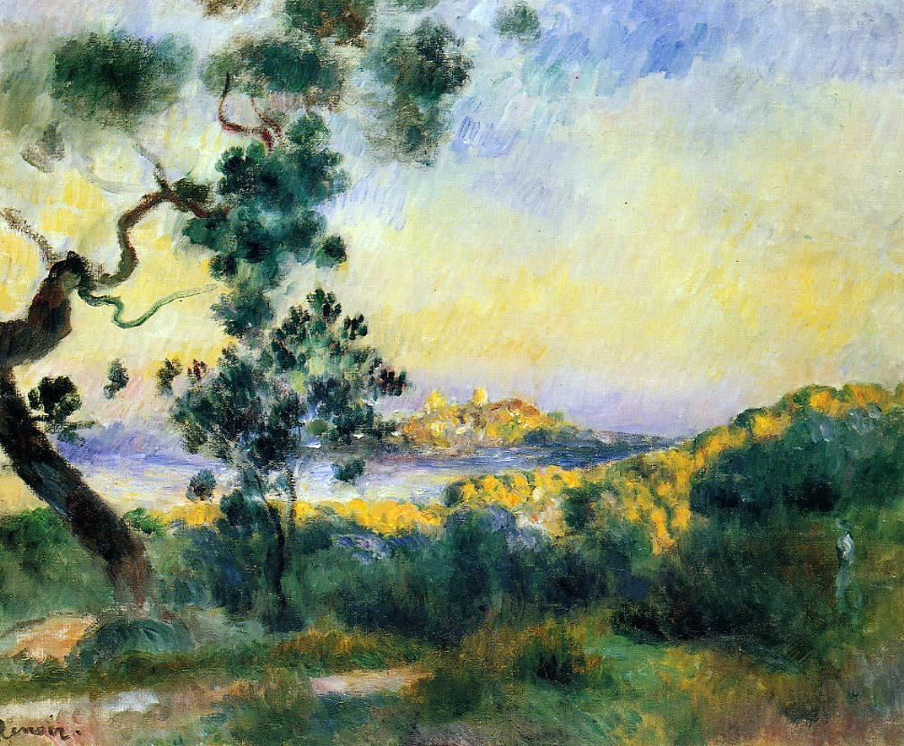 Pierre Auguste Renoir View of Antibes - Canvas Print