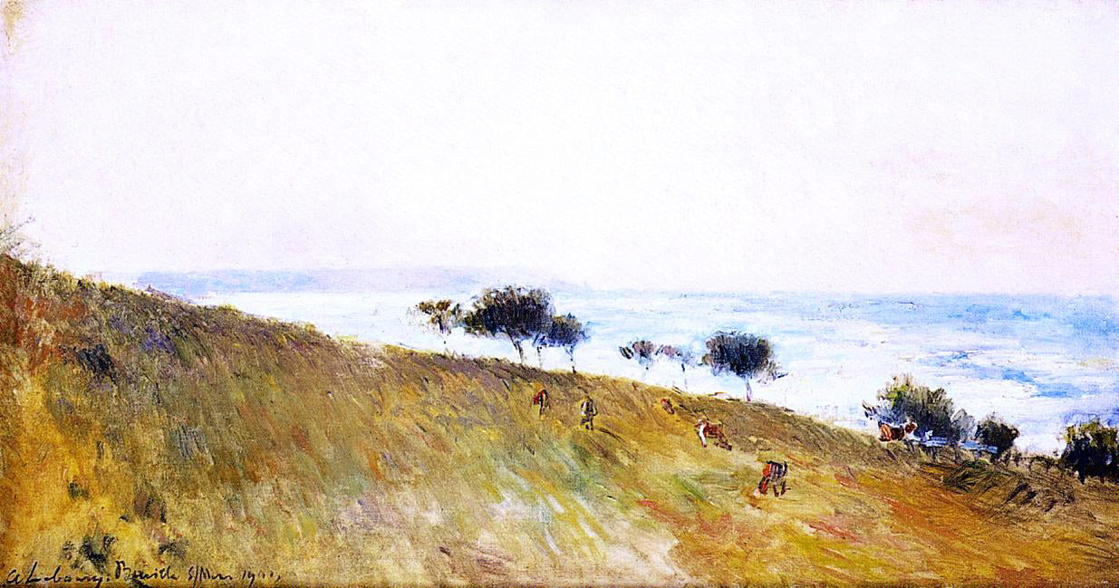 Albert Lebourg View of Berville-sur-Mer - Canvas Print