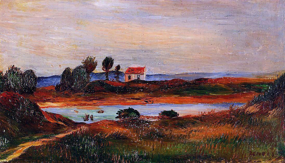 Pierre Auguste Renoir View of Brittany - Canvas Print
