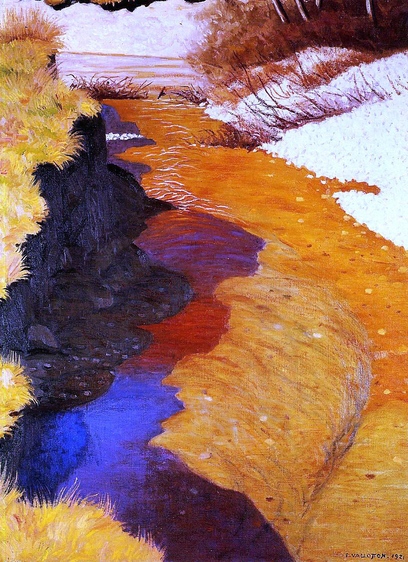 Felix Vallotton View of Cagne from Horseback - Canvas Print