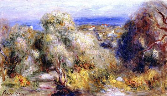 Pierre Auguste Renoir View of Cannet - Canvas Print