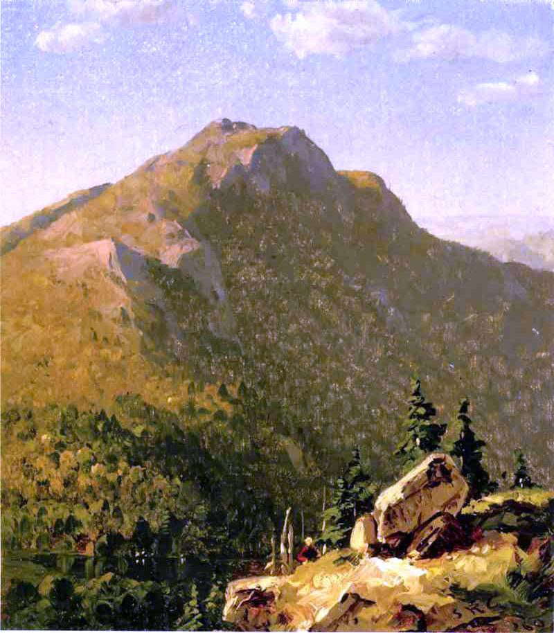 Sanford Robinson Gifford View of Catskills - Canvas Print