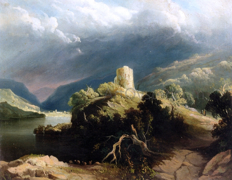 John Martin View of Dolbadern Castle, North Wales - Canvas Print