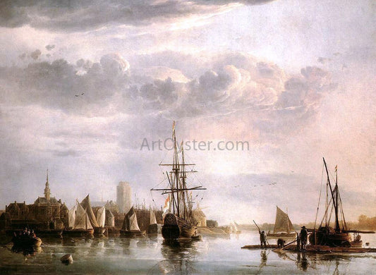 Aelbert Cuyp View of Dordrecht - Canvas Print