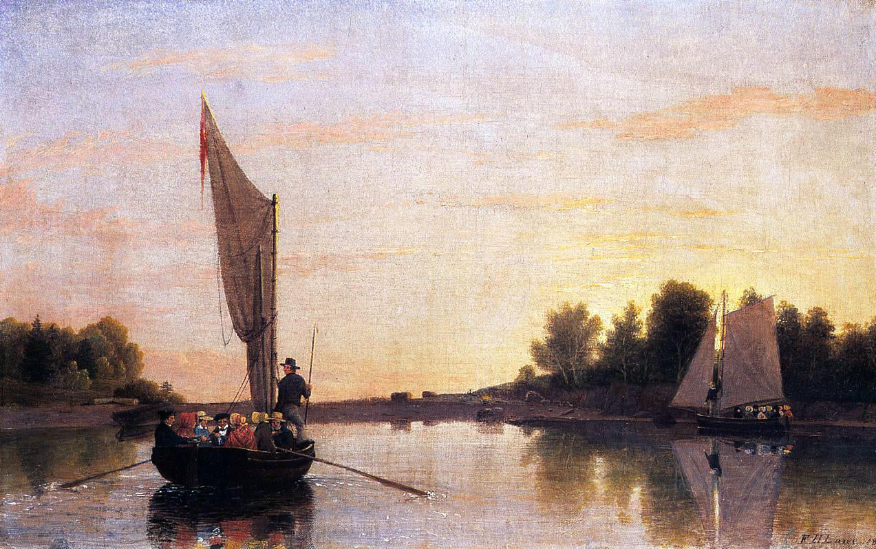 Fitz Hugh Lane View of Indian Bar Cove - Canvas Print