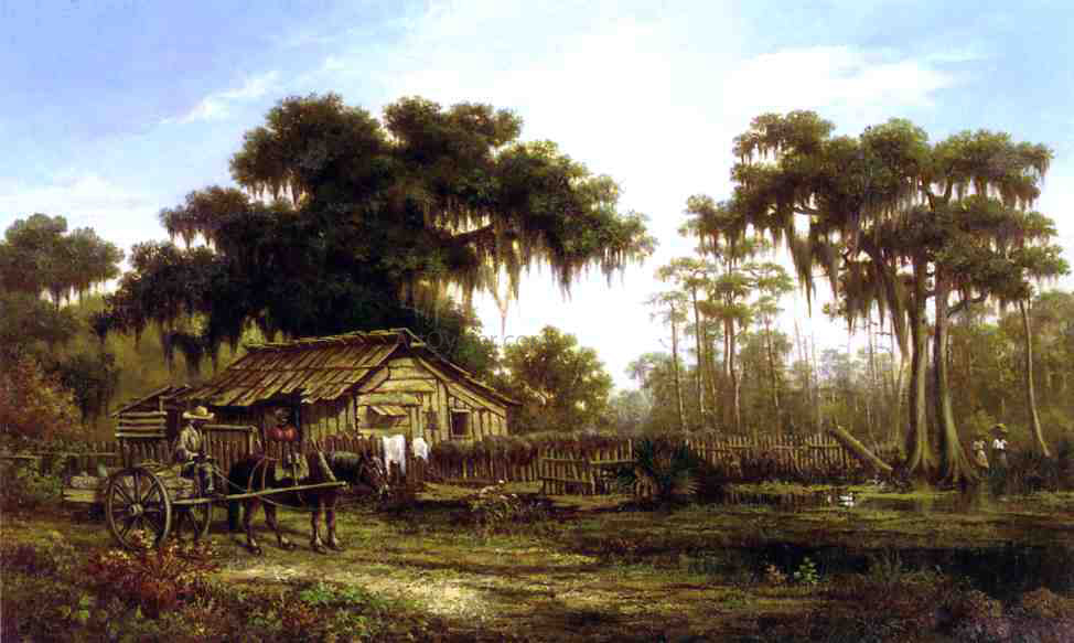 William Henry Buck View of Louisiana - Canvas Print