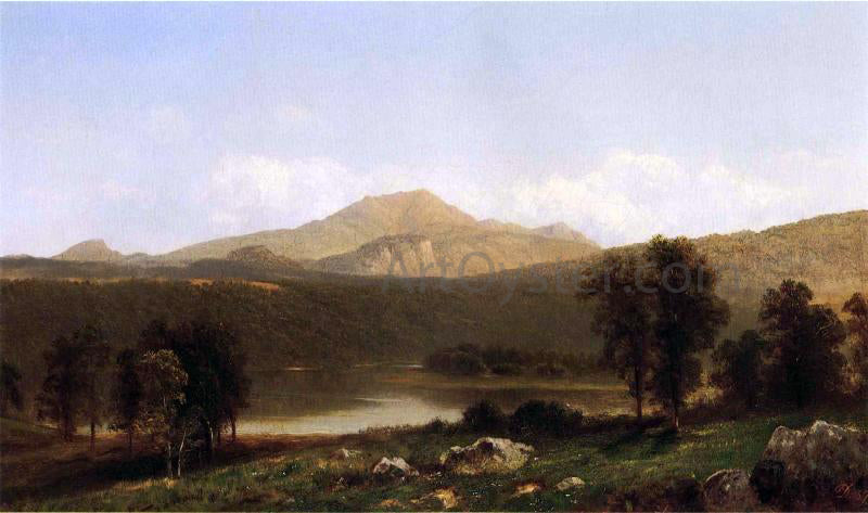 David Johnson View of Mt. Lafayette, New Hampshire - Canvas Print