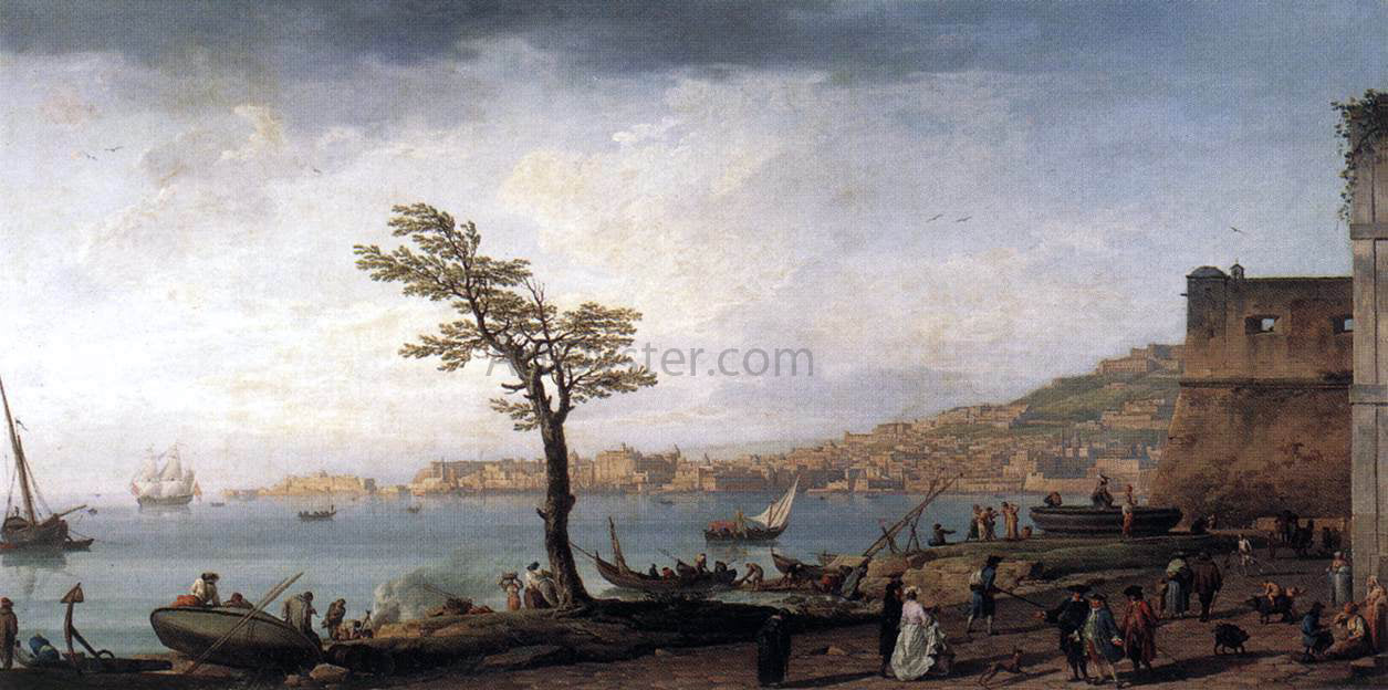 Claude-Joseph Vernet View of Naples - Canvas Print