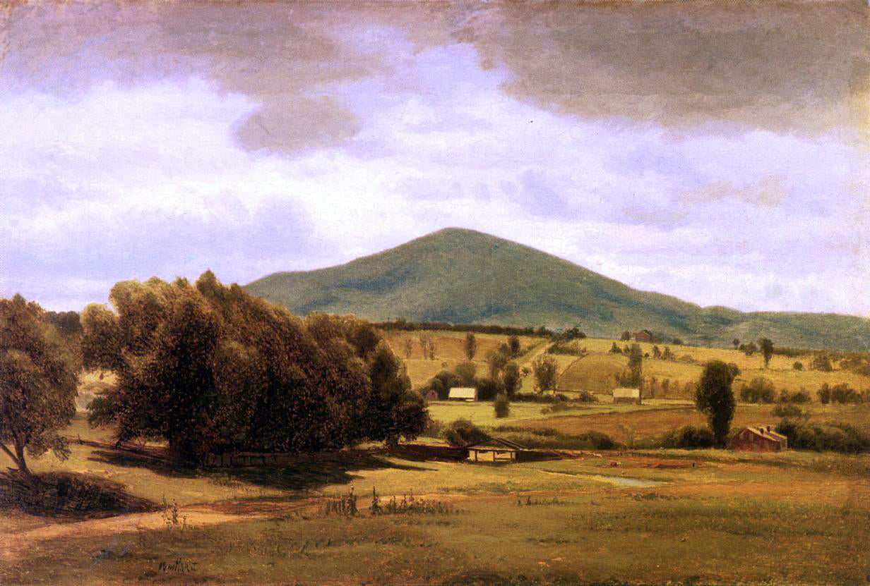 William M Hart View of New Hampshire - Canvas Print