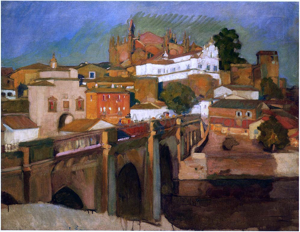 Joaquin Sorolla Y Bastida View of Plascencia - Canvas Print