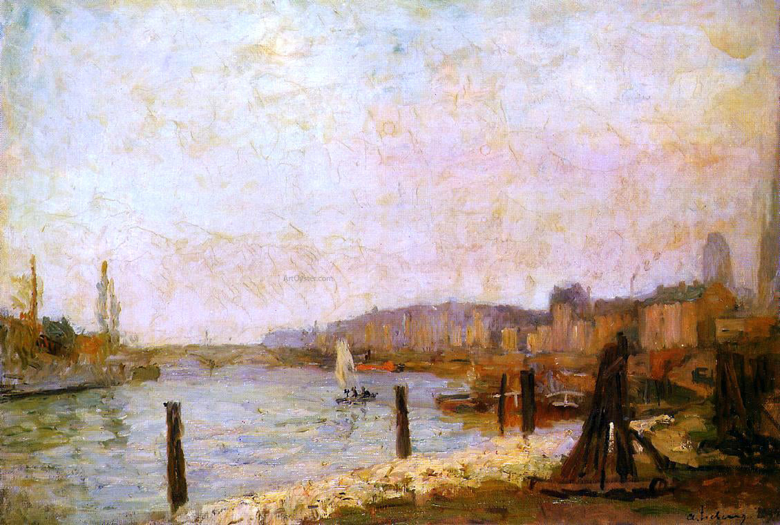 Albert Lebourg View of Rouen in Winter - Canvas Print