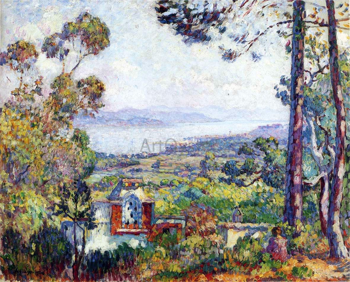 Henri Lebasque View of Saint Tropez - Canvas Print