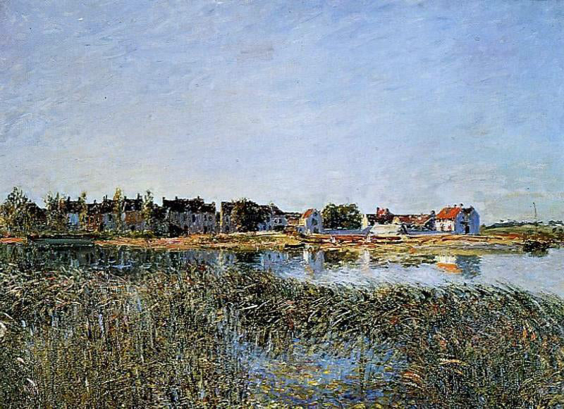 Alfred Sisley View of Saint-Mammes - Canvas Print