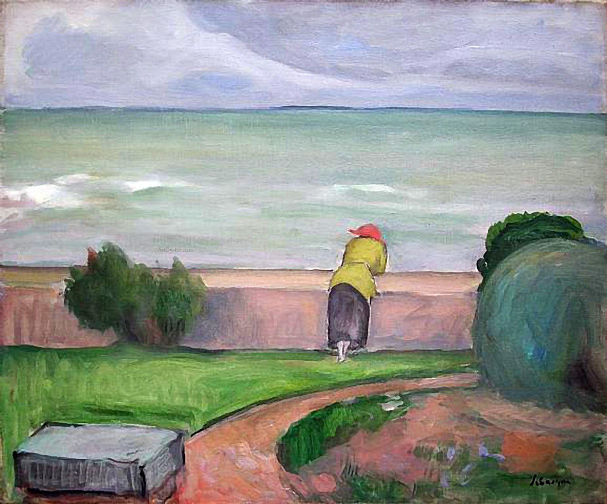 Henri Lebasque View of the Sea - Canvas Print