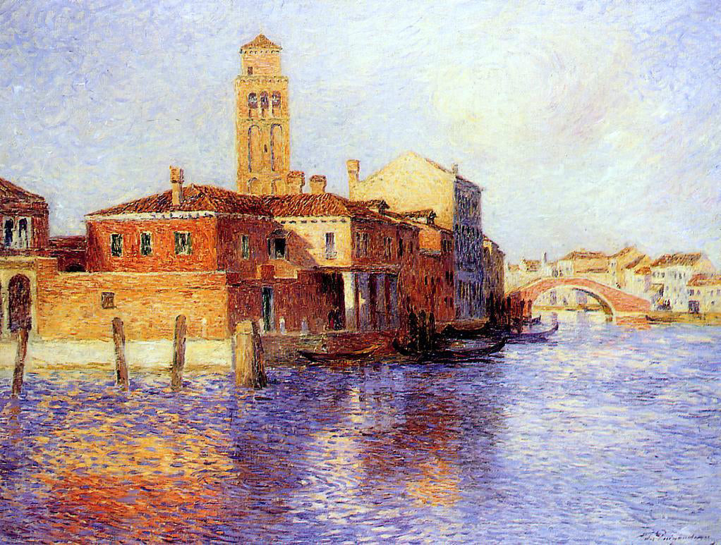 Ferdinand Du Puigaudeau View of Venice (also known as Murano) - Canvas Print