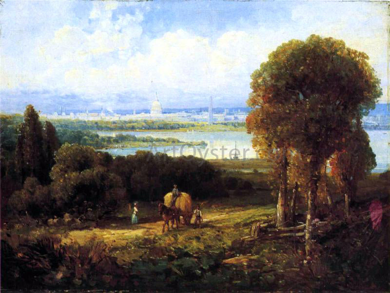 Andrew W Melrose View of Washington, DC - Canvas Print