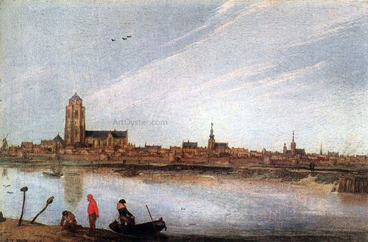 Esaias Van de Velde View of Zierikzee - Canvas Print