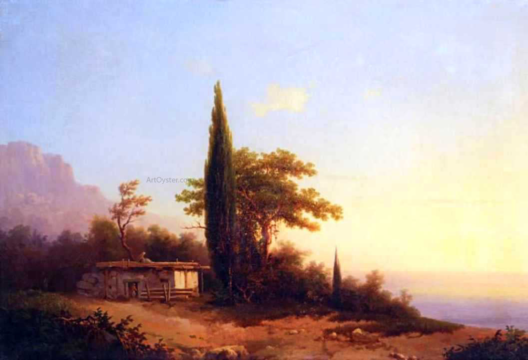 Ivan Constantinovich Aivazovsky View on Crimea - Canvas Print