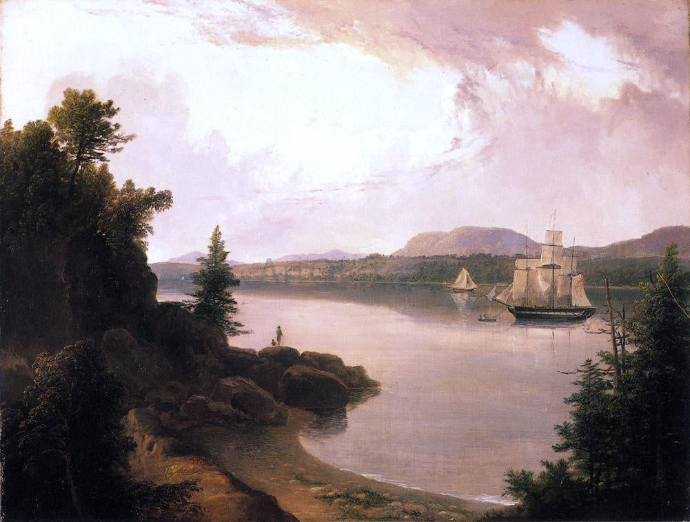 Thomas Doughty View on the St. Croix River near Robbinston - Canvas Print