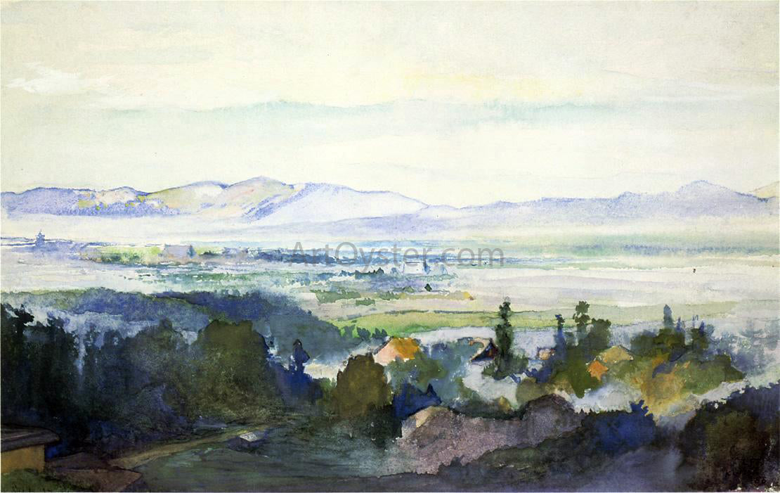 John La Farge View Over Kyoto From Ya Ami - Canvas Print