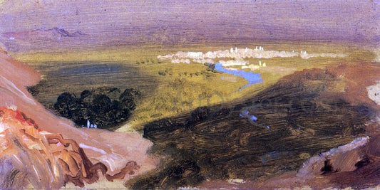 Frederic Edwin Church View Towards Damascus, Syria - Canvas Print