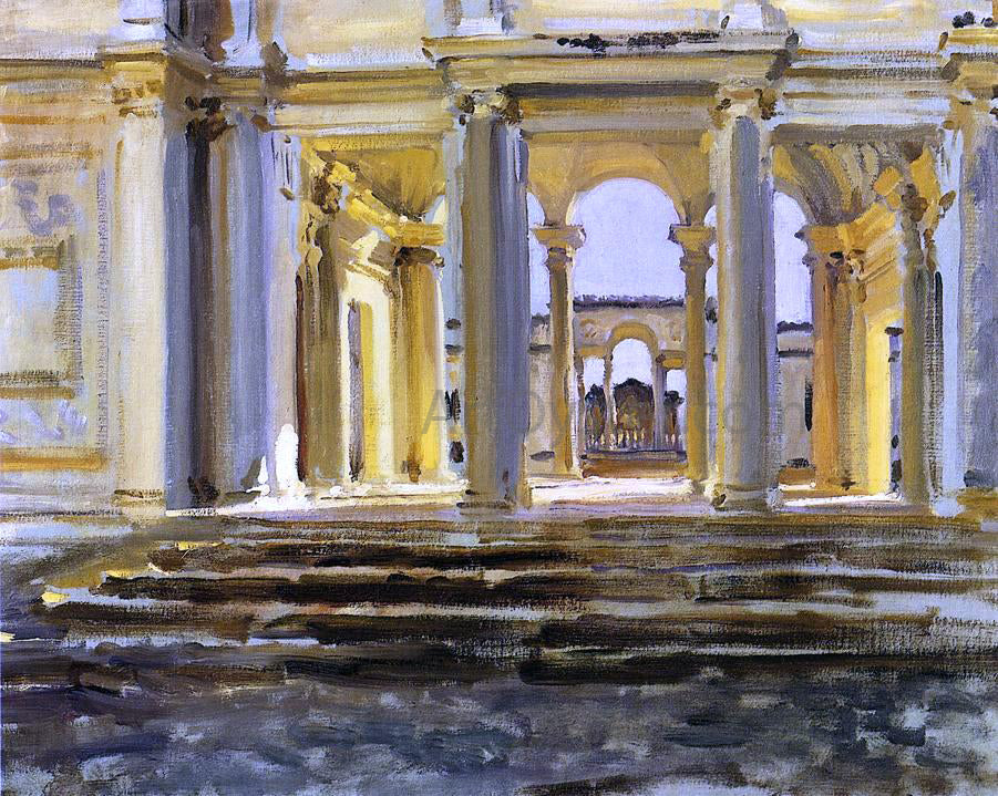John Singer Sargent Villa Papa Giulla - Canvas Print