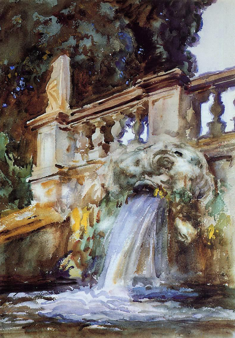 John Singer Sargent Villa Torlonia, Frascati - Canvas Print