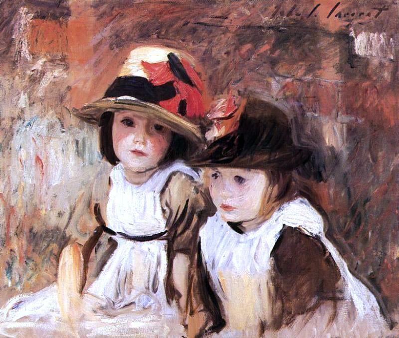John Singer Sargent A Village Children Scene - Canvas Print