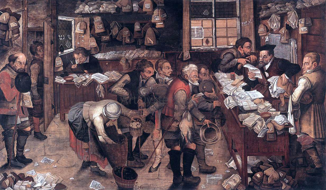 The Younger Pieter Brueghel Village Lawyer - Canvas Print
