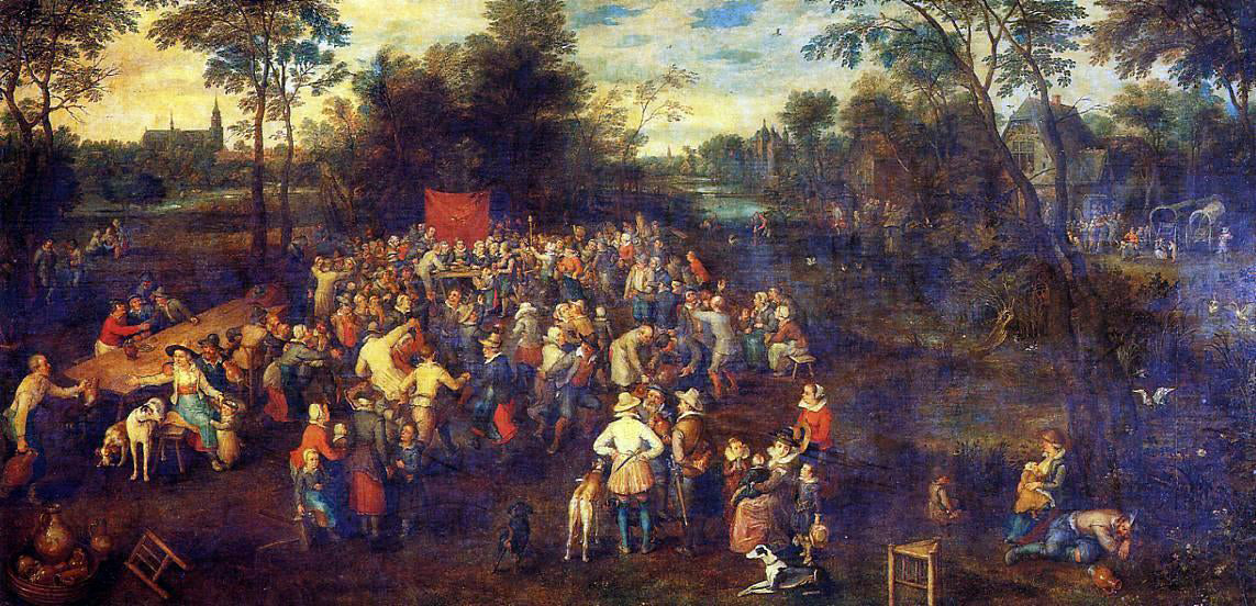 Francine Charderon Village Wedding - Canvas Print