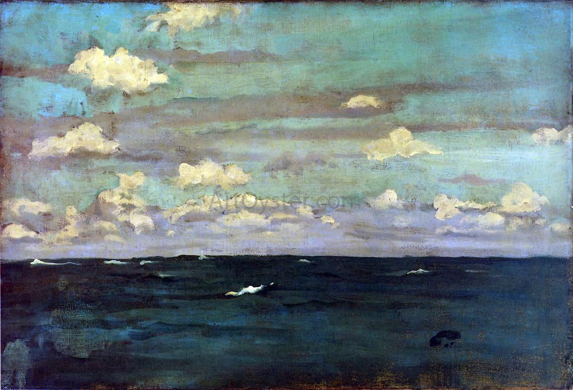 James McNeill Whistler Violet and Silver: A Deep Sea - Canvas Print