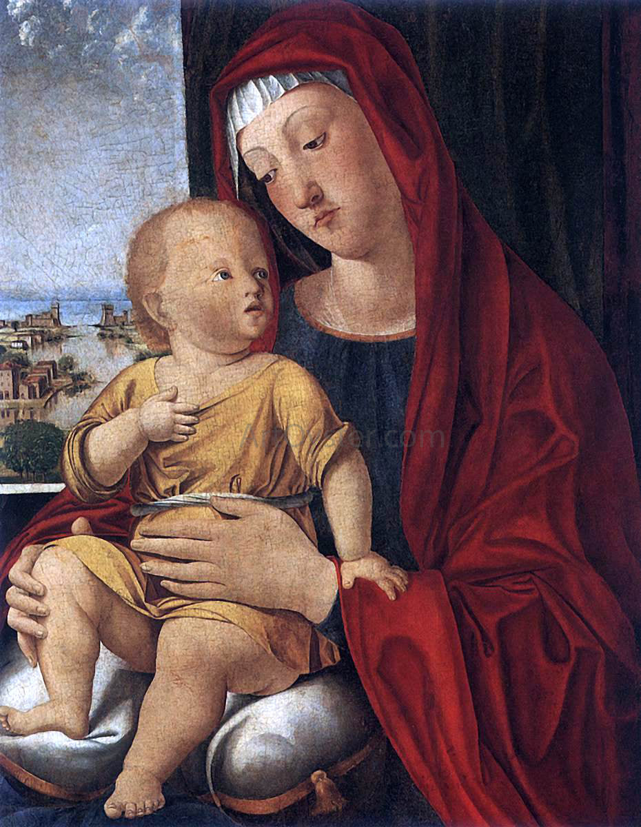Alvise Vivarini Virgin and Child - Canvas Print