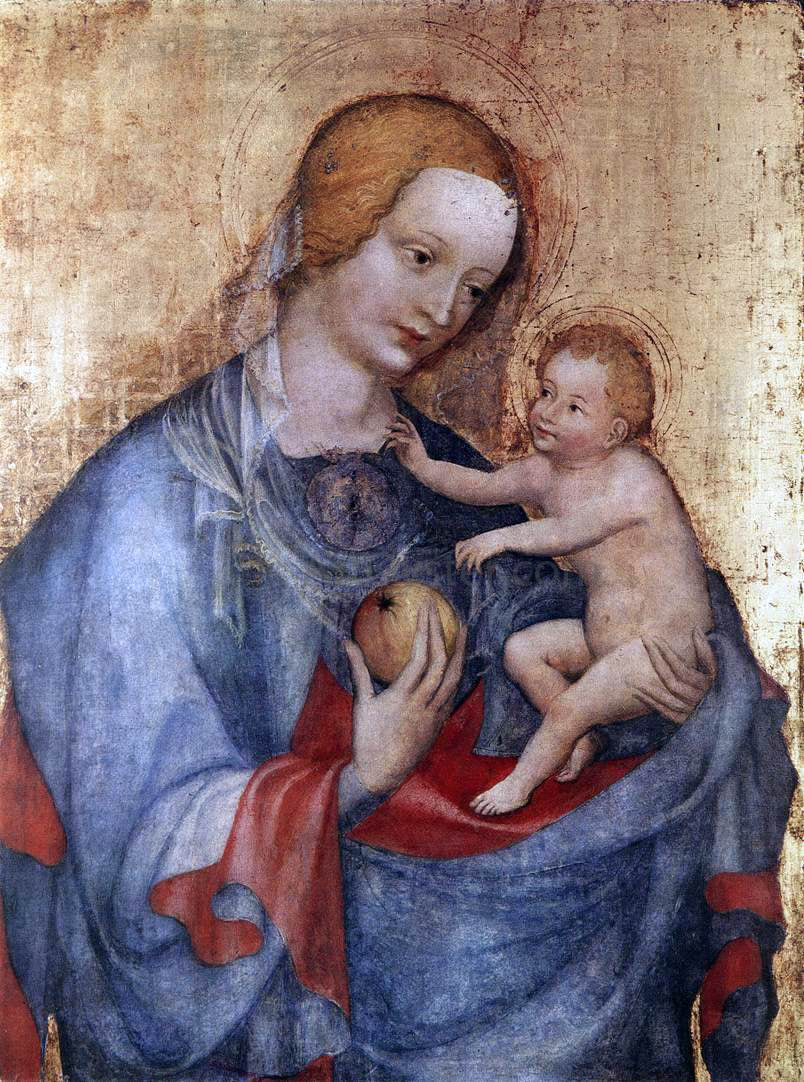 Unknown (2) Masters Virgin and Child - Canvas Print