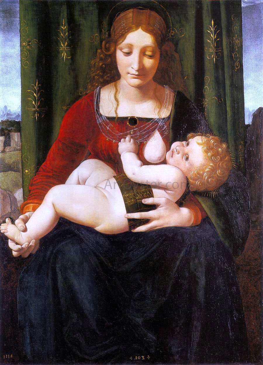 Giovanni Antonio Boltraffio Virgin and Child - Canvas Print