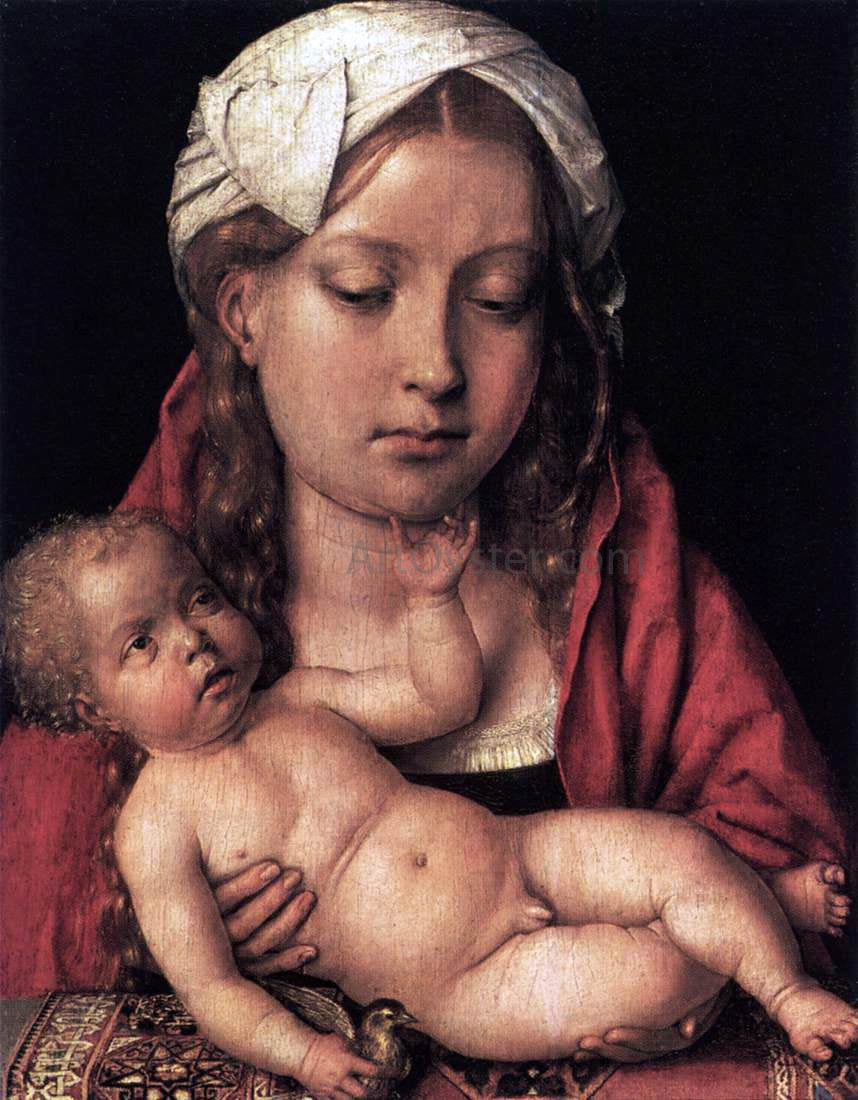 Michel Sittow Virgin and Child - Canvas Print