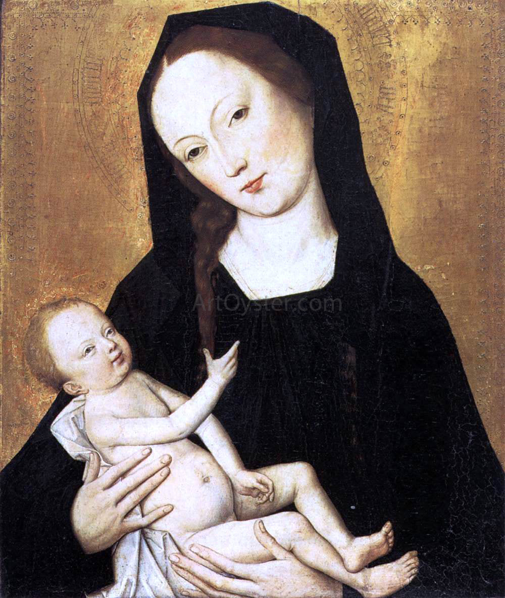 Master the Virgin Virgin and Child - Canvas Print