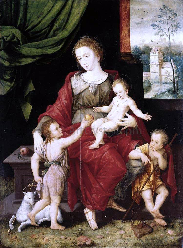 Vincent Sellaer Virgin and Child - Canvas Print