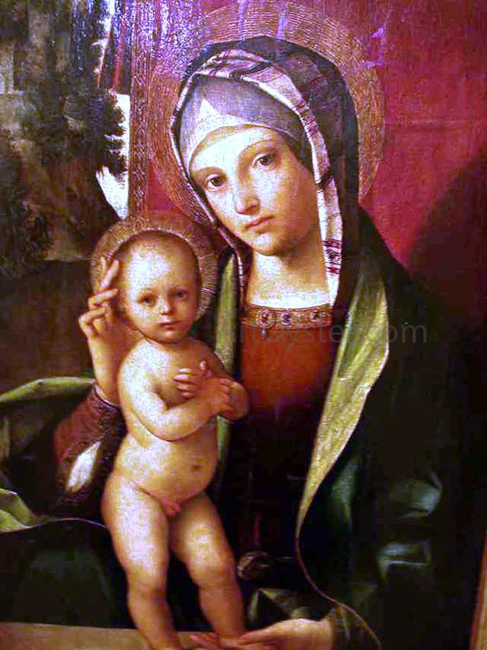 Boccaccio Boccaccino Virgin and Child - Canvas Print