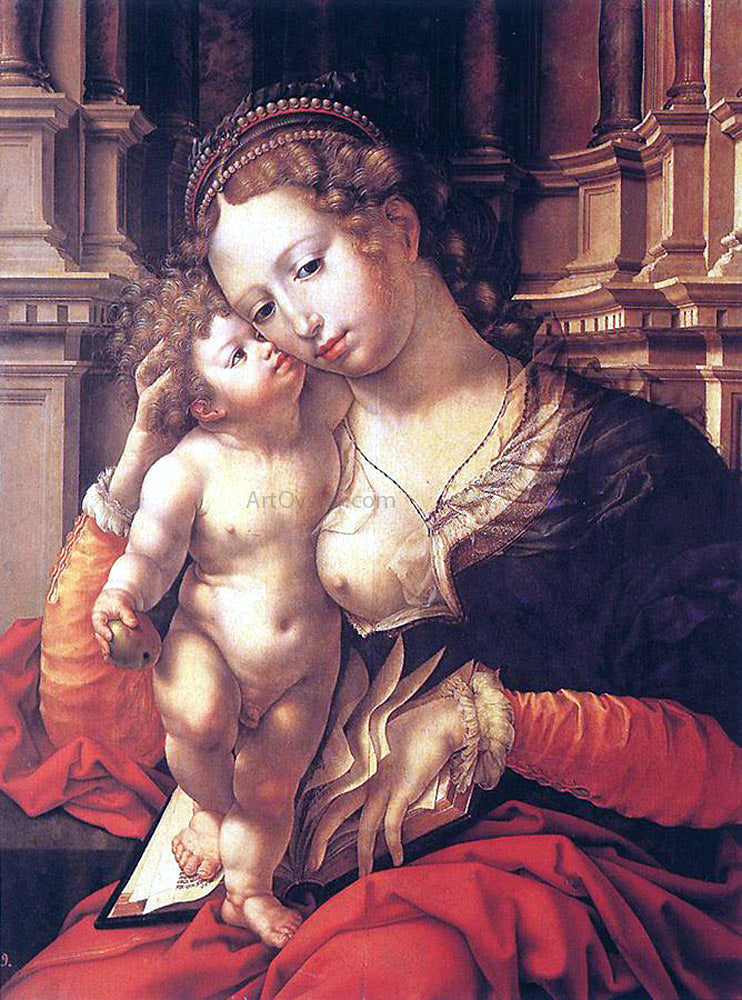 Jan Gossaert (Mabuse) Virgin and Child - Canvas Print