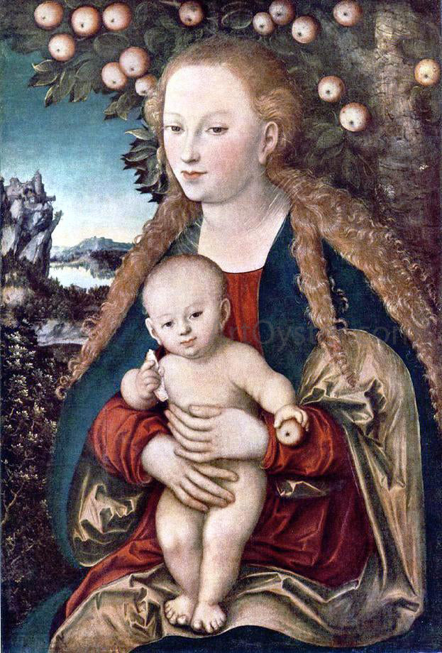 The Elder Lucas Cranach Virgin and Child - Canvas Print