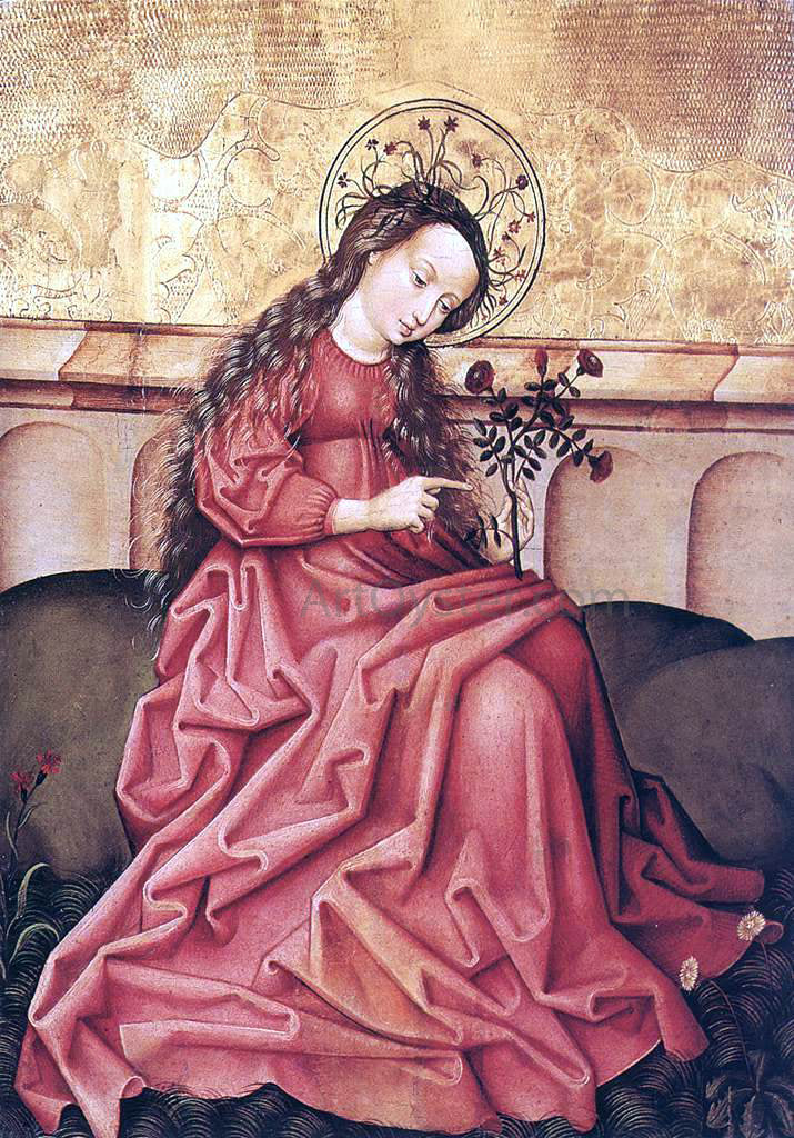 Unknown (2) Masters Virgin in the Garden - Canvas Print
