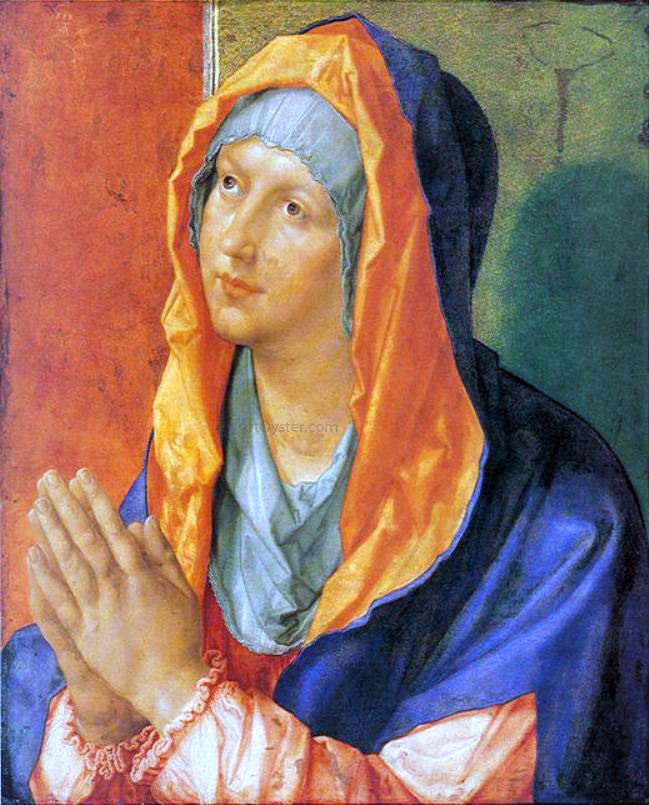 Albrecht Durer Virgin Mary in Prayer - Canvas Print
