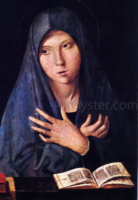 Antonello Da Messina Virgin of the Annunciation - Canvas Print