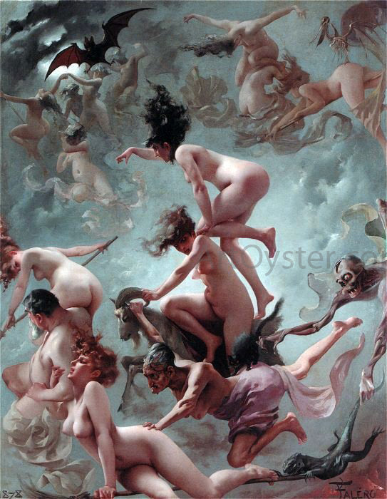 Luis Ricardo Falero Vision of Faust - Canvas Print