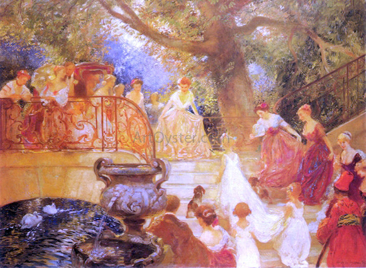 Gaston De Latouche Visit of the Princess Royal - Canvas Print