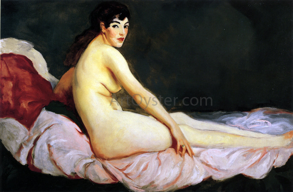 Robert Henri Viv Reclining (also known as Nude) - Canvas Print